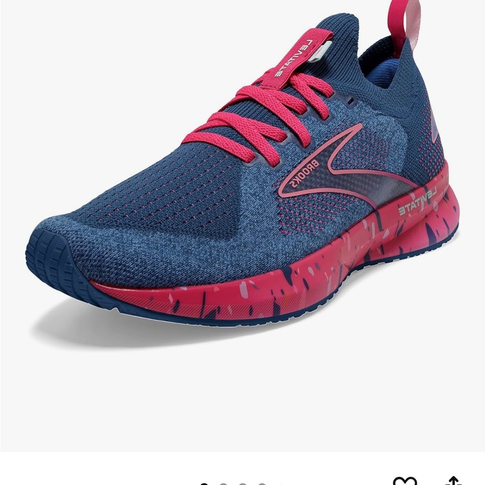 Brooks Blue and Pink Women's Sneakers
